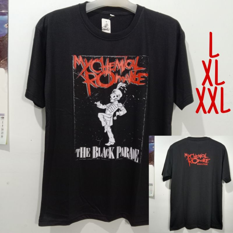 Jual MCR Kaos Band My Chemical Romance The Black Parade Indonesia