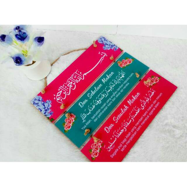 Doa sebelum makan susun 3