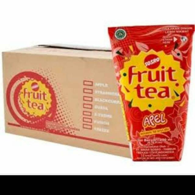 

Sosro fruit tea aneka rasa 200ml