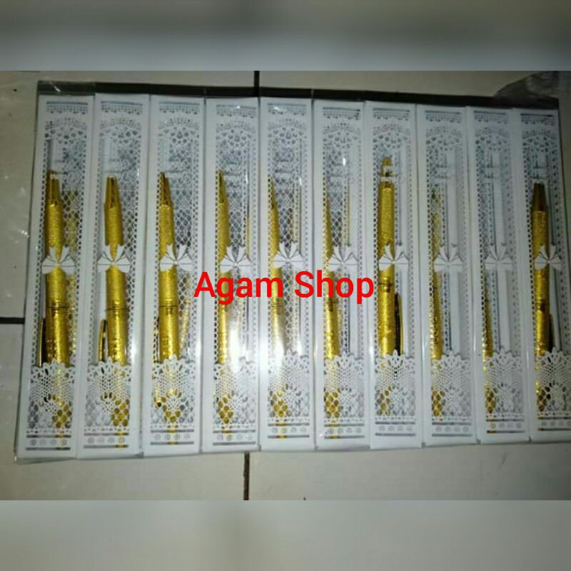 

souvenir pulpen kemas mika isi 100 pcs