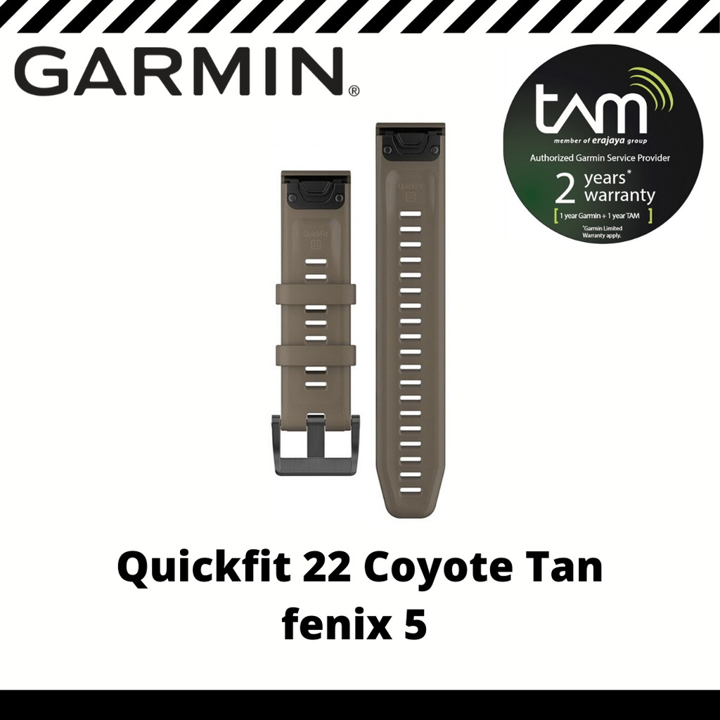 Garmin Band Strap Garmin Fenix 5 (Quickfit 22) Original Coyote Tan