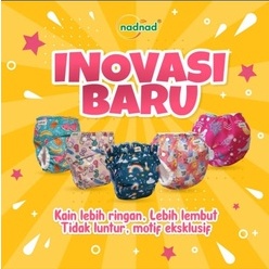 Clodi Cover Nadnad New Desain Motif Ekslusifl Clodi Kain Cuci Ulang Pempers Kain Terlaris Perekat BB 3-11Kg Celana BB 7-17Kg