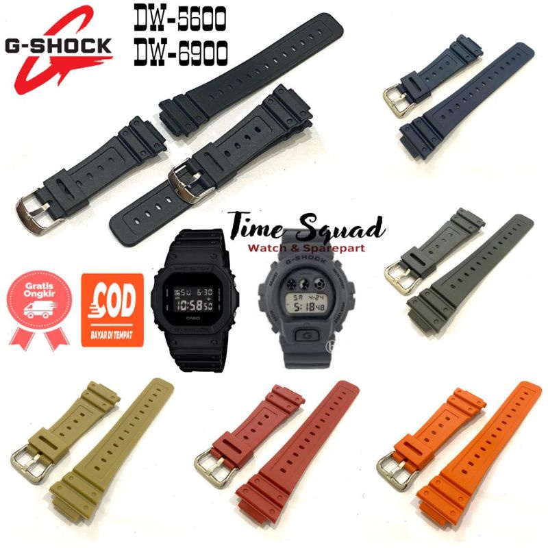 Jual Tali Strap Jam Tangan Casio G Shock Dw Tali Jam Rubber Dw