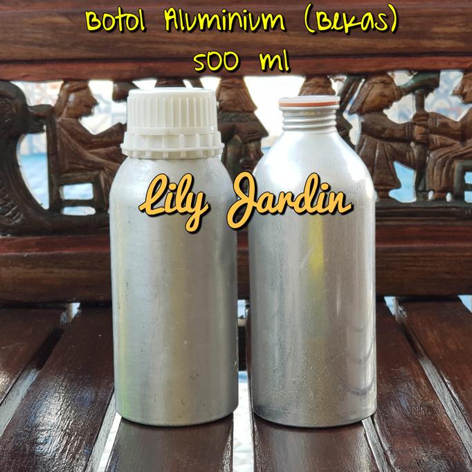 {{{{}}] Botol Aluminium 500 ml - Bekas Bibit Parfum