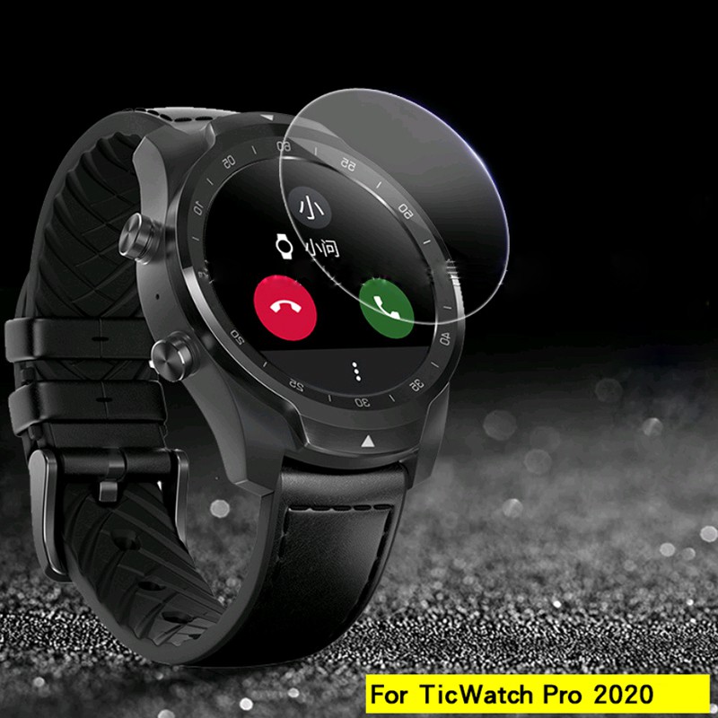 Pelindung Layar Tempered Glass Hd Anti Gores Untuk Smartwatch Ticwatch Pro 2020