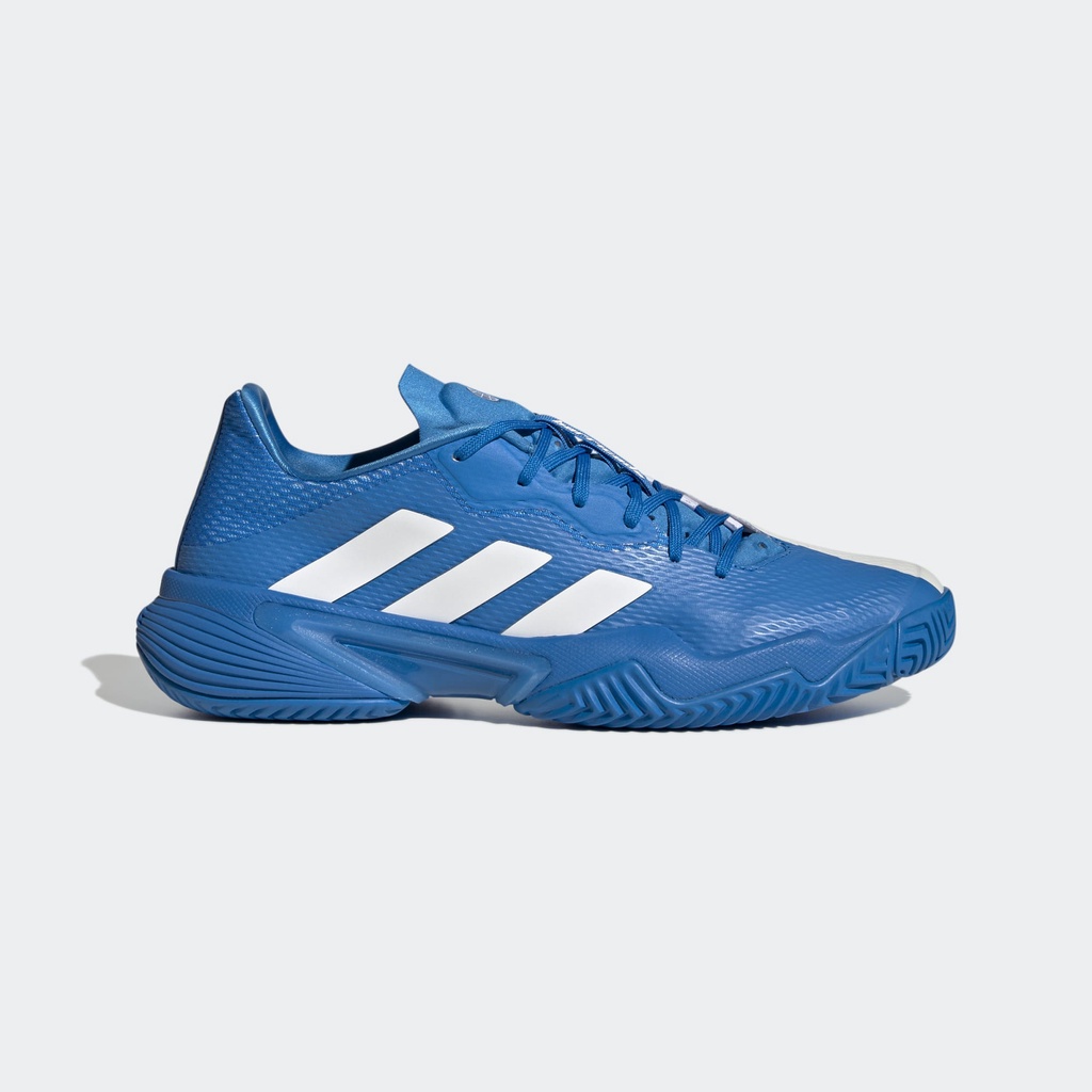 Sepatu Tenis Pria Adidas Barricade Tennis Shoes Biru Putih