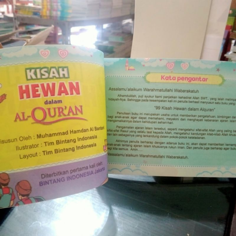 buku 99 kisah hewan dalam al qur'an 104 halaman (24.5×16cm)