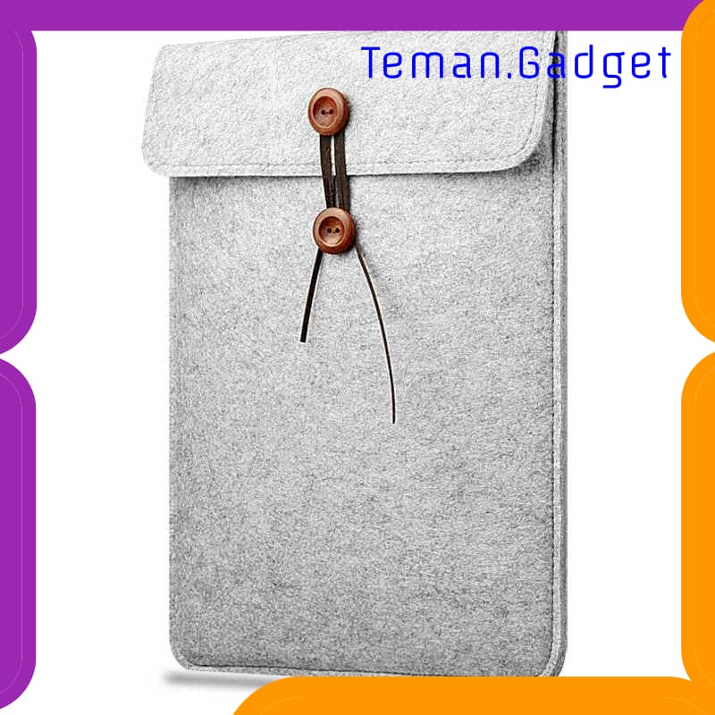 TG-TL055 Rhodey Felt Button Style Sleeve Case Laptop Ultrabook - DA58