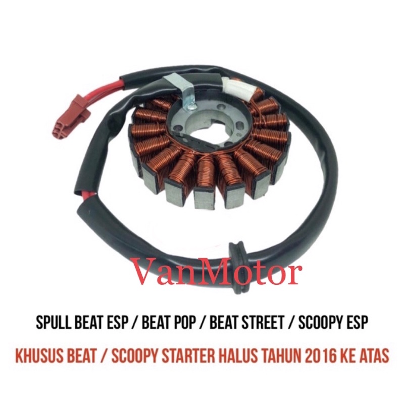 SPOOL SPUL SPULL BEAT ESP BEAT POP BEAT STREET SCOOPY ESP STARTER HALUS 2016 KE ATAS TANPA SENSOR