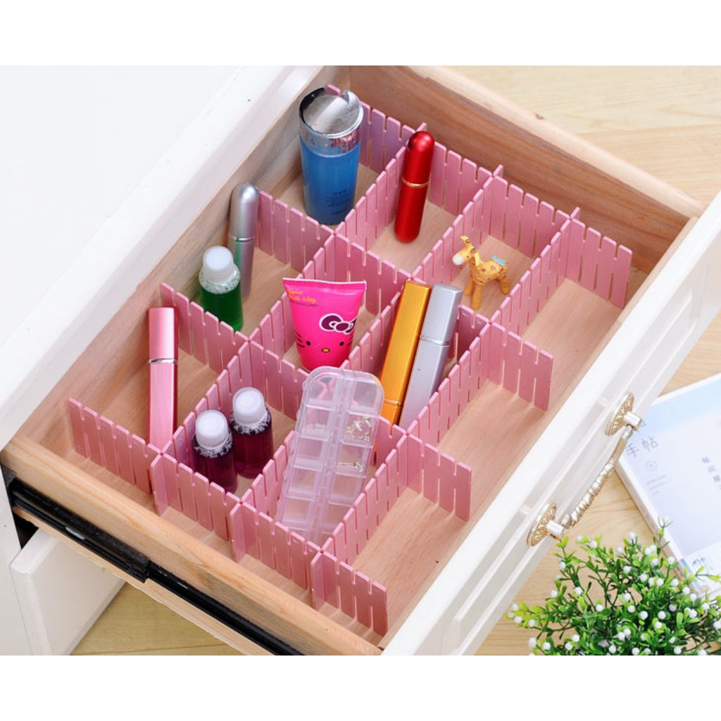 Adda Home - Pembatas Sekat Laci Drawer Organizer DIY Jepan Style (Isi 4pcs)