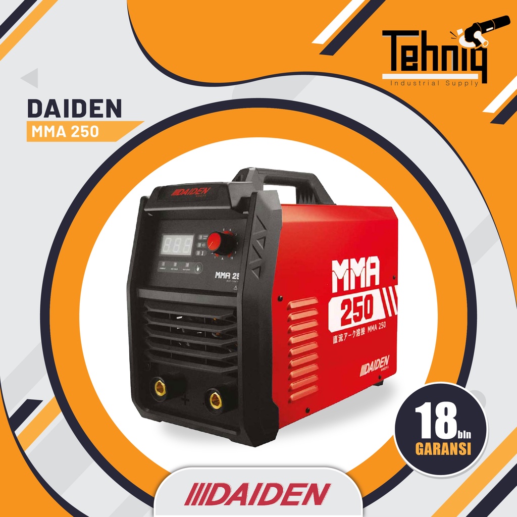 Jual Mesin Las Listrik DAIDEN Inverter Welding IGBT MMA 250 Trafo Las 3 ...