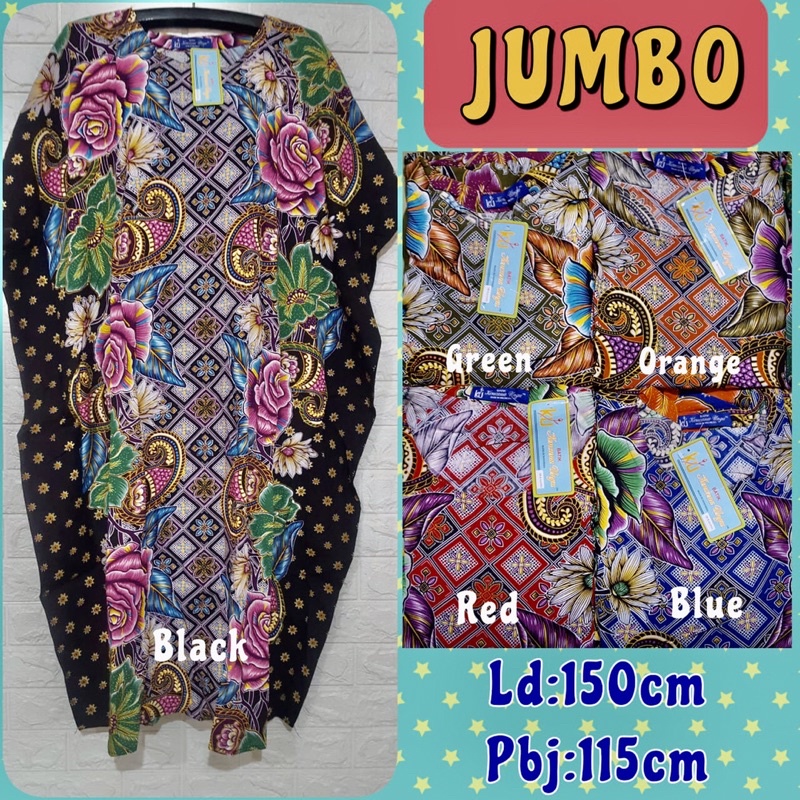 Daster Kalong Jumbo menarik Kencana Ungu asli