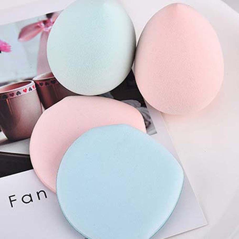 Agustina Powder Puff Ringan Dicuci Bentuk Tetesan Air Basah Kering Bekas Foundation Blush Alat Kecantikan Puff Kosmetik