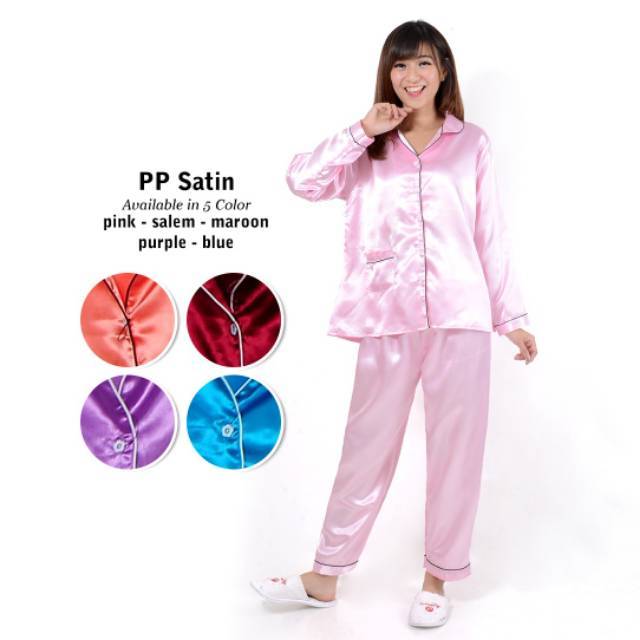 Belle Fashion BAJU  TIDUR  SETELAN PIYAMA TANGAN PANJANG  