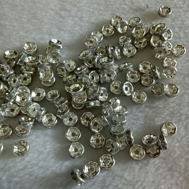 Diamond sekat,  sekat mote,  spacer 6,7,8mm/ 20pcs