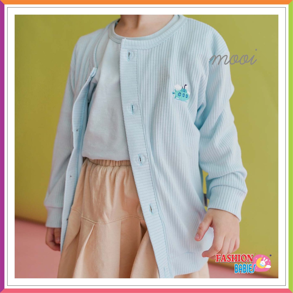 MOOI CARDIGAN RIB | JAKET SWEATER CARDIGAN ANAK 1-5 TH ❤ Fashionbabies ❤