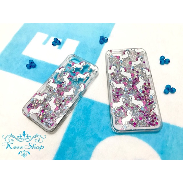 

GLITTER CASE UNICORN PINK
