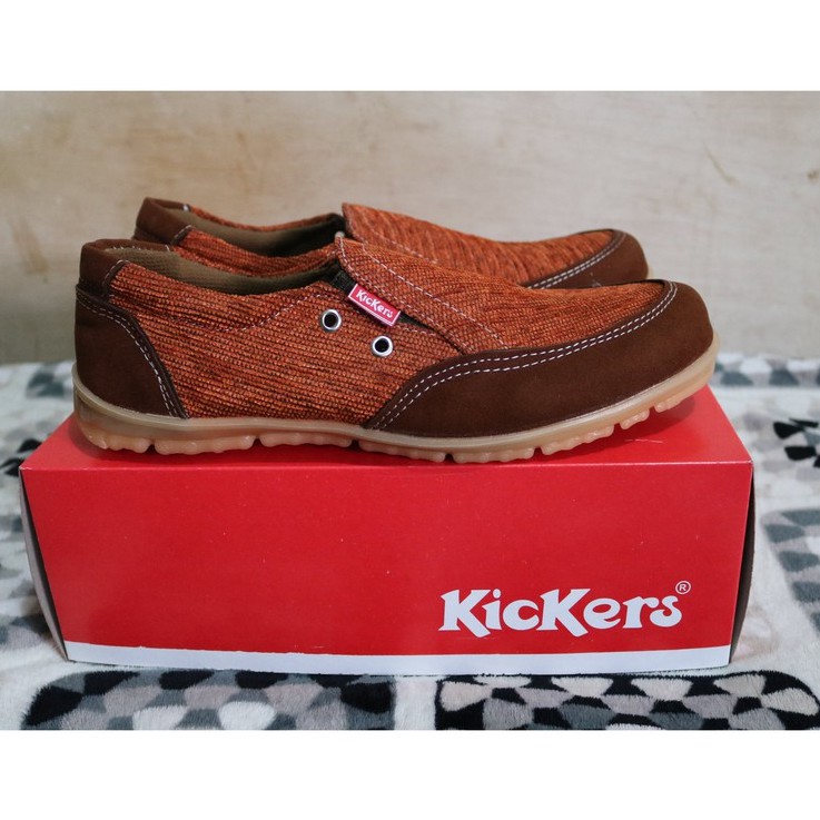 Sepatu Casual KICKERS Slip On Terbaru dan Termurah