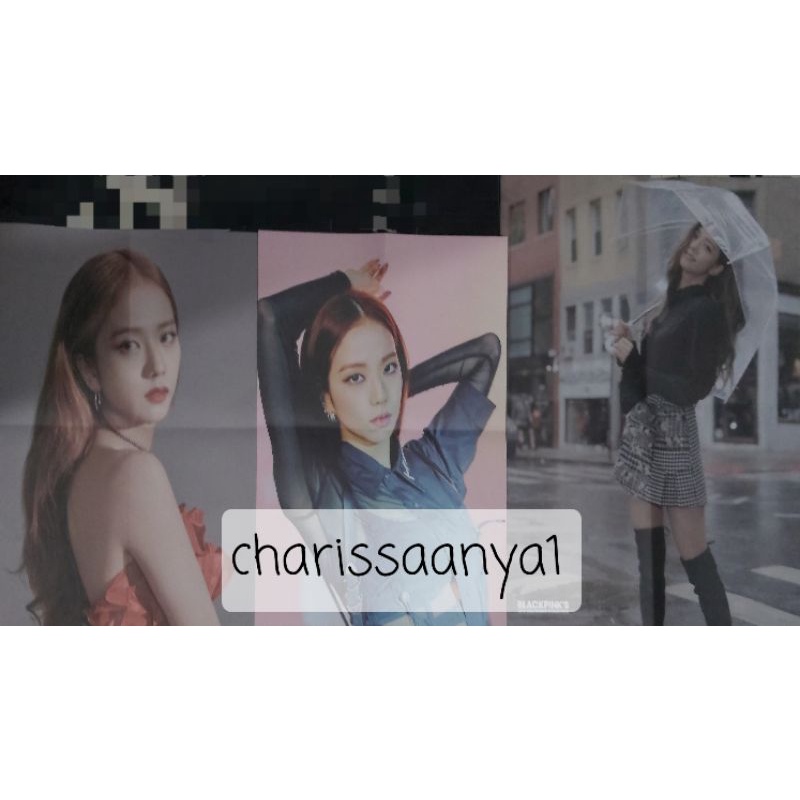 Official Blackpink Jisoo Folded Poster *Baca Deskripsi*