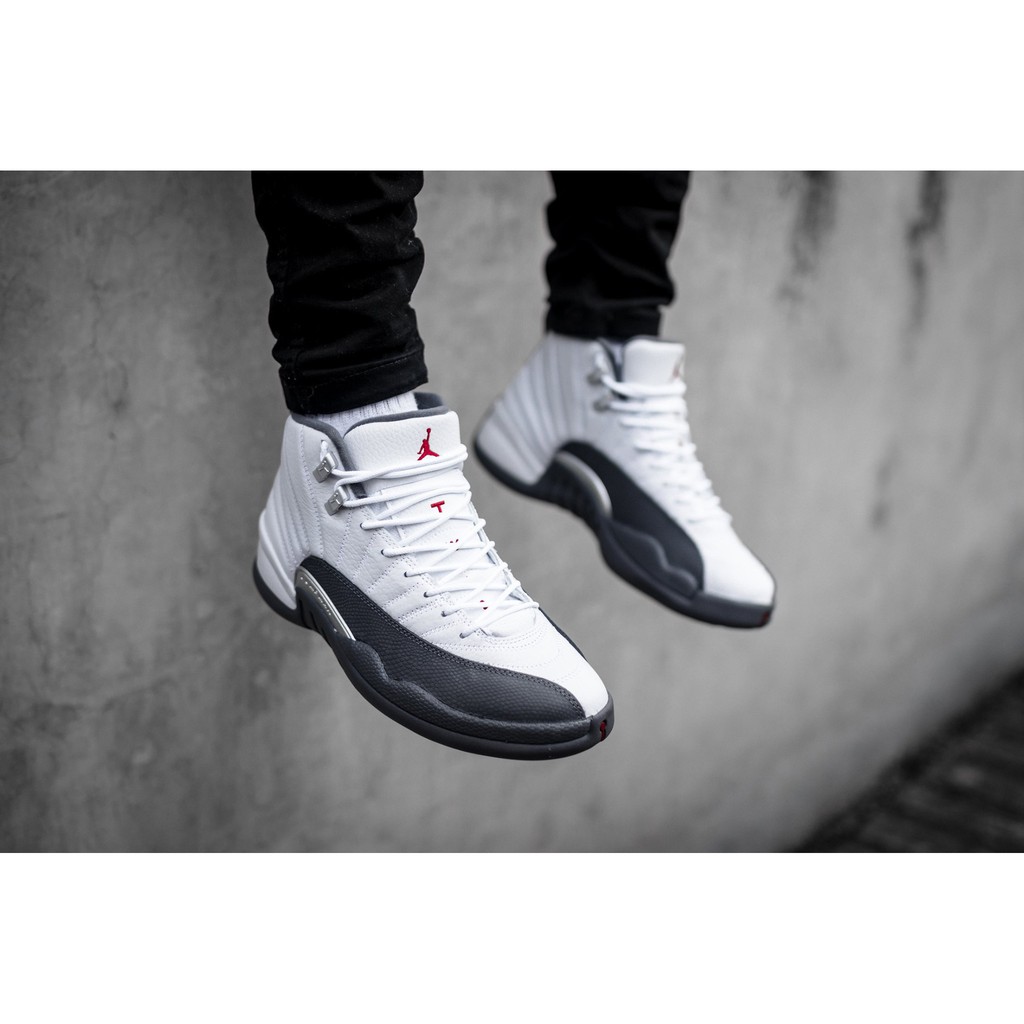 retro 12s dark grey