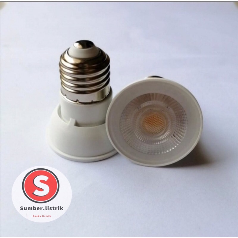 LAMPU HALOGEN SPOTLIGHT LED 6WATT FITTING E27 6 WATT COB SOROT 6W LAMPU SPOT LIGHT TUSUK 6W HOLOGEN