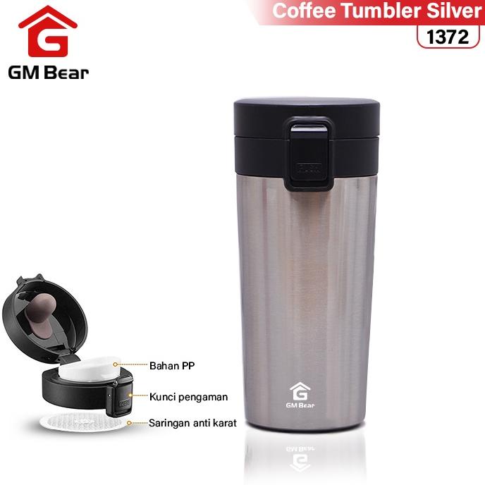 GM BEAR TUMBLER KOPI PANAS & DINGIN - TERMOS COFFEE TRAVEL MUG TERLARISS...,,,,,