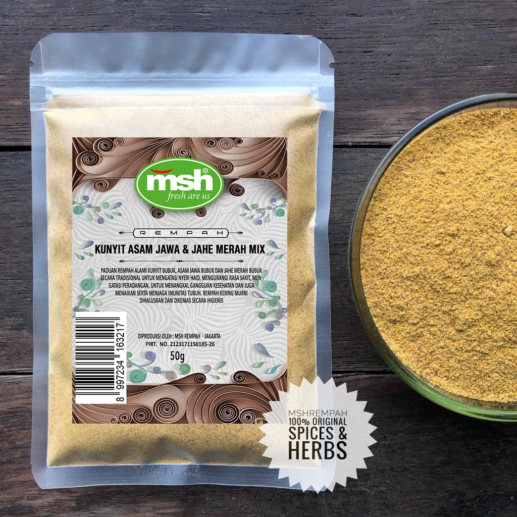 

Kunyit Asam Jawa & Jahe Merah Mix