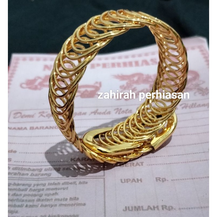 GELANG WANITA HONGKONG LILIT ROTAN TERBARU KUALITAS MEWAH