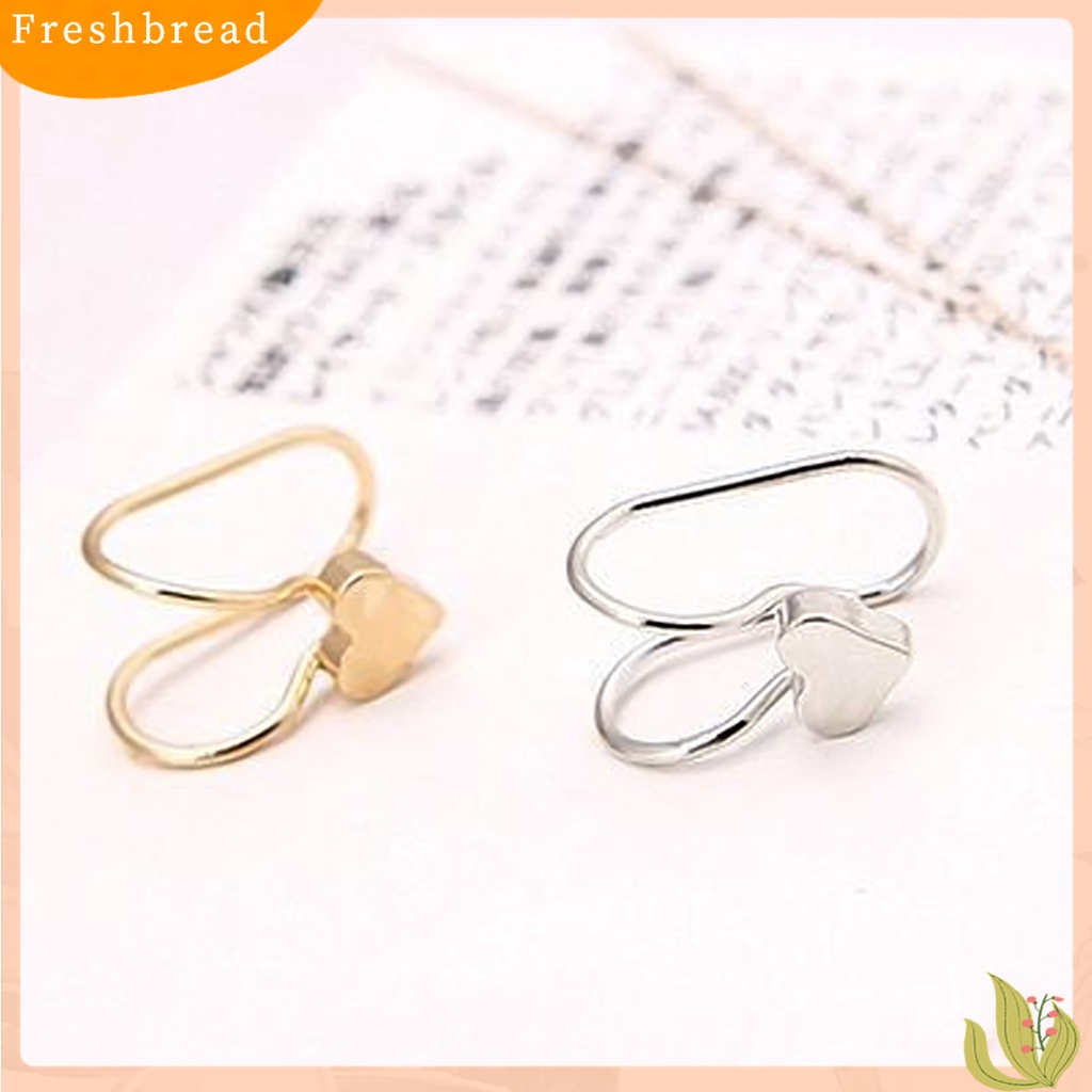 Fresh| 2pcs Anting Bentuk U Desain Bintang Untuk Wanita