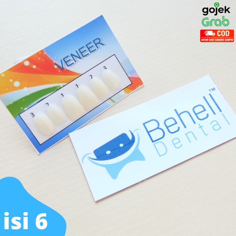 Veneer Gigi / Vener / Veneers / Gigi Kelinci Original / Teeth isi 6 Behelldental