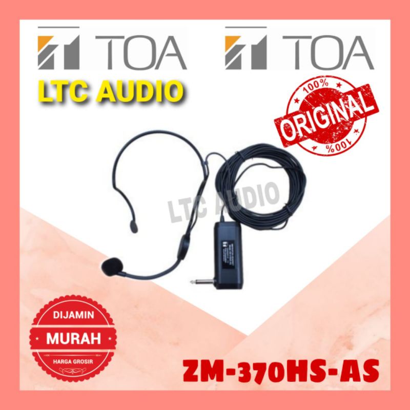 MIC HEADSET TOA ZM-370HS-AS / TOA 370 / MIC TOA 370 / TOA ZM-370
