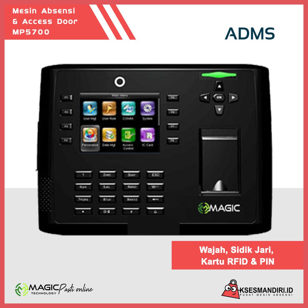 FIngerprint Mesin Absensi Access Door Magic MP5700 ADMS