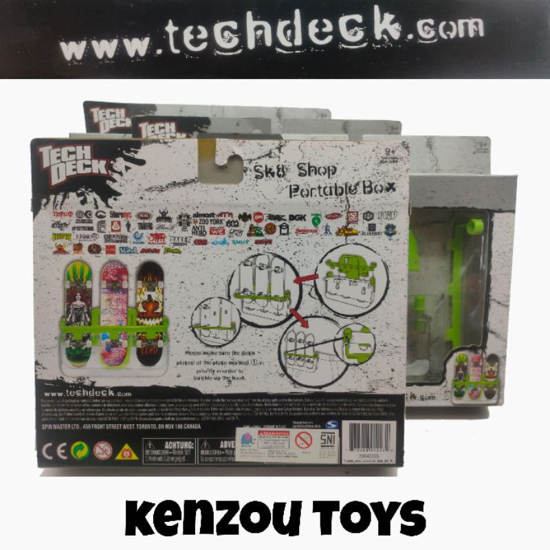 Tech Deck Sk8 Shop Portable Box