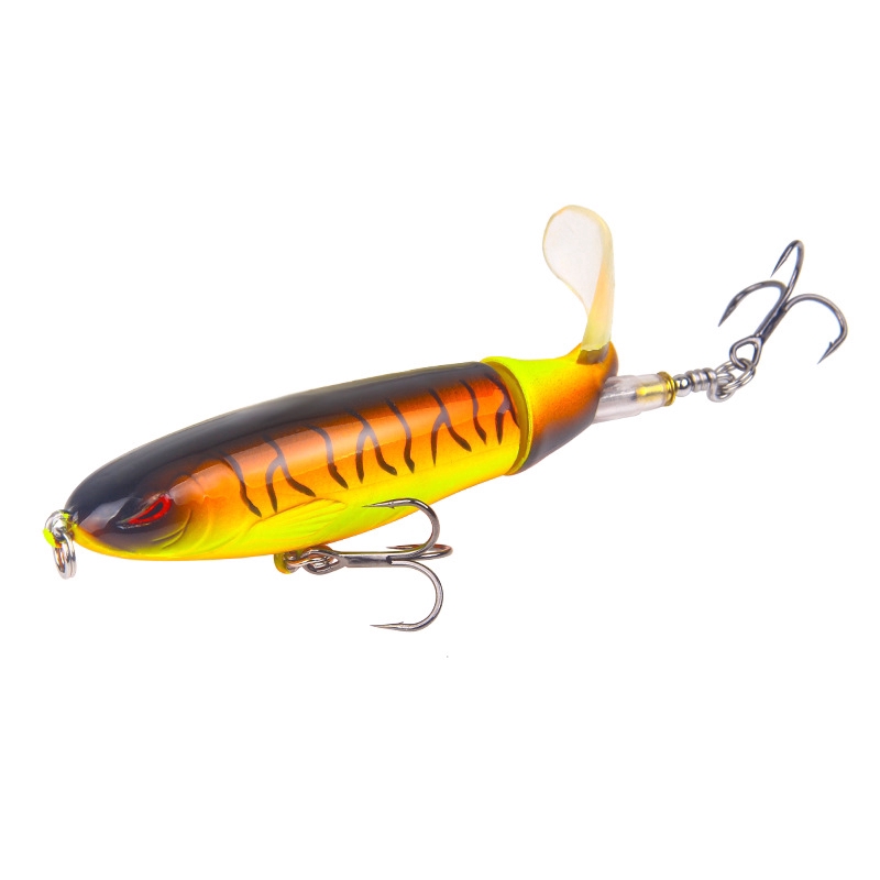 13g/10 cm Fishing Lure Kualitas Whopper Plopper Ikan Kecil Lure 3D Mata Plastik Umpan Keras