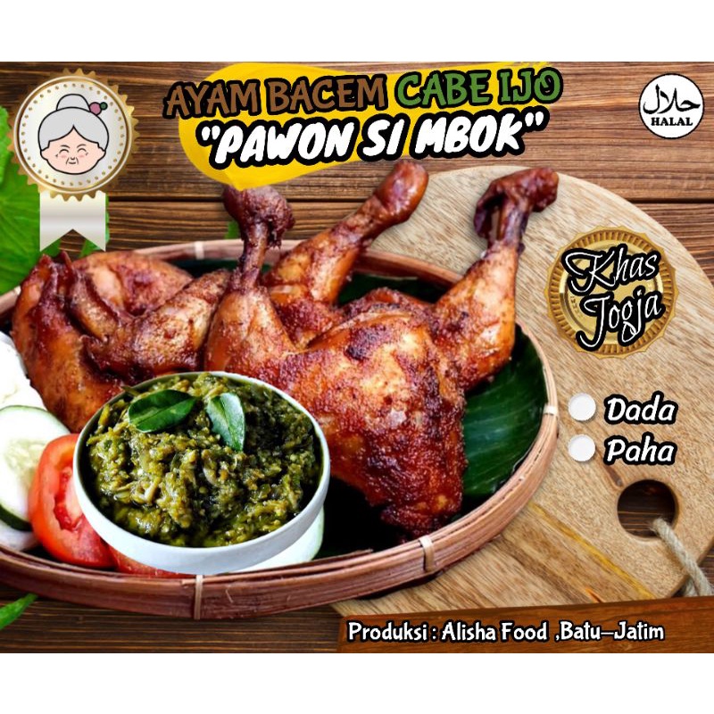 

AYAM BACEM LUNAK (Free sambal ijo)