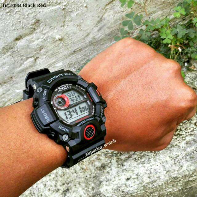 Keren Banget  Jam sport Pria Digitec DG 2064 Original