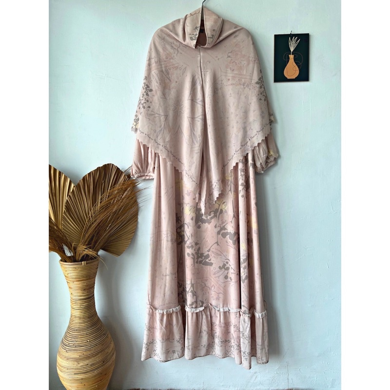 Dress khanza maryam (dusty pink)