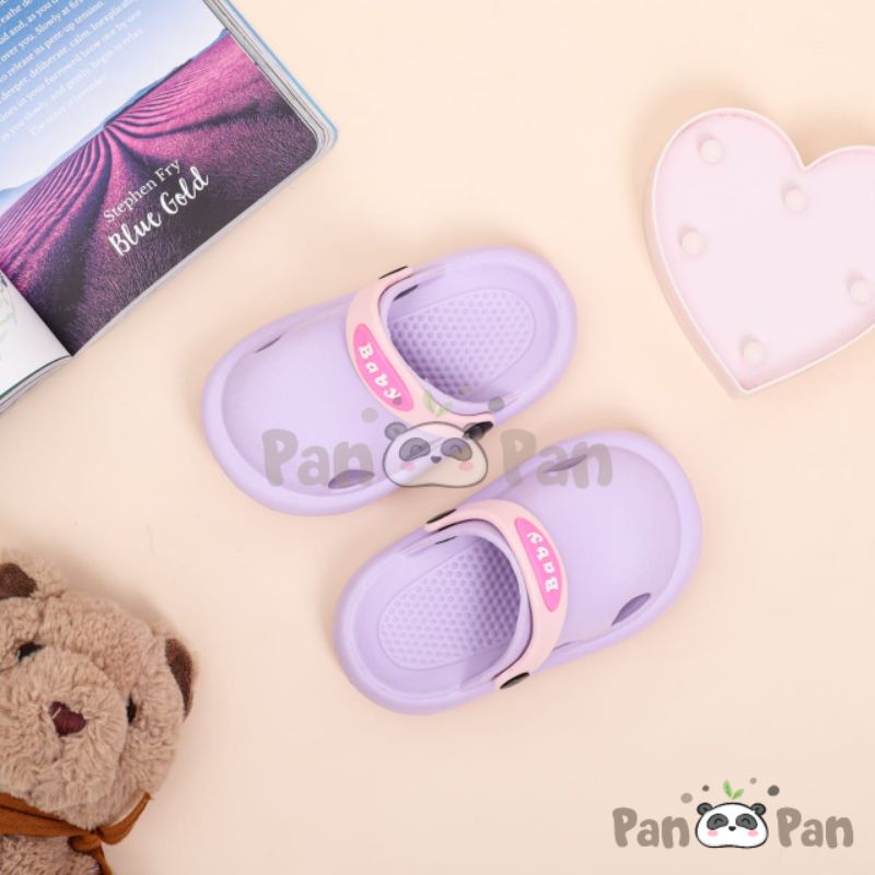 PanPan Sepatu / Sandal Anak Perempuan dan Laki-Laki / Sandal Bayi Lucu Polos Warna / Sandal Rumah