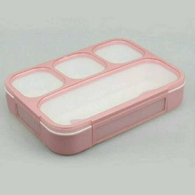Lunch Box Grid Yooyee 4 Sekat