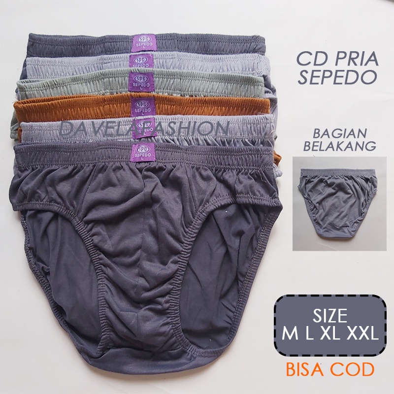 Fashion - 6 Pcs Celana Dalam Pria Mens Underwear Size M L XL XXL