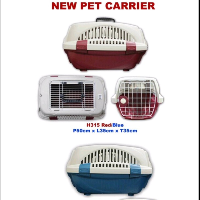 Kandang H315 Pet Cargo Kennel Box KANDANG TRAVEL BUAT KUCING ANJING