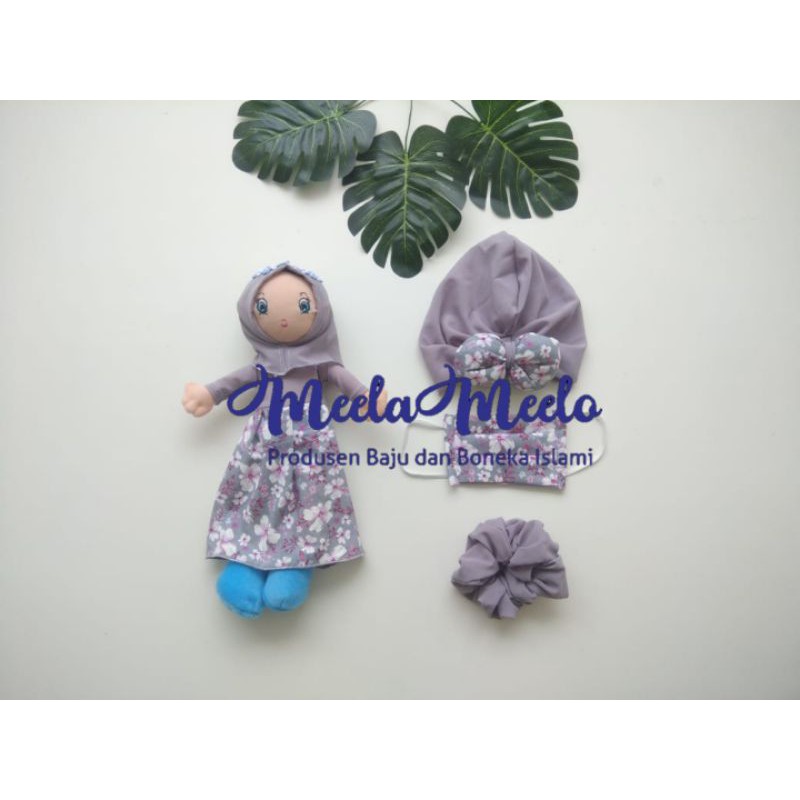 boneka mainan anaka boenka muslimah isi 4 pcs