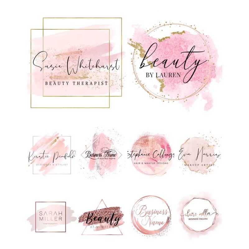 ARABELLA ROSEGOLD LOGO | JASA BIKIN DESAIN LOGO OLSHOP TERMURAH