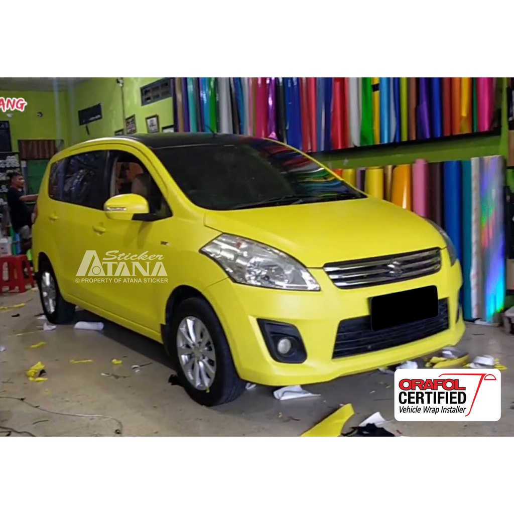 Skotlet Kuning Doff Oracal 651 Scotlet Yellow Matte Stiker Matt Dop Meteran Sticker Decal Roll Scotlite Body Mobil Motor Matic Sepeda Scotlight Kasar Cat Dekorasi Kaca Kap Background Aquarium Furniture Isuzu Terios Ayla Creta CRV Rocky Yaris Sigra Hylux