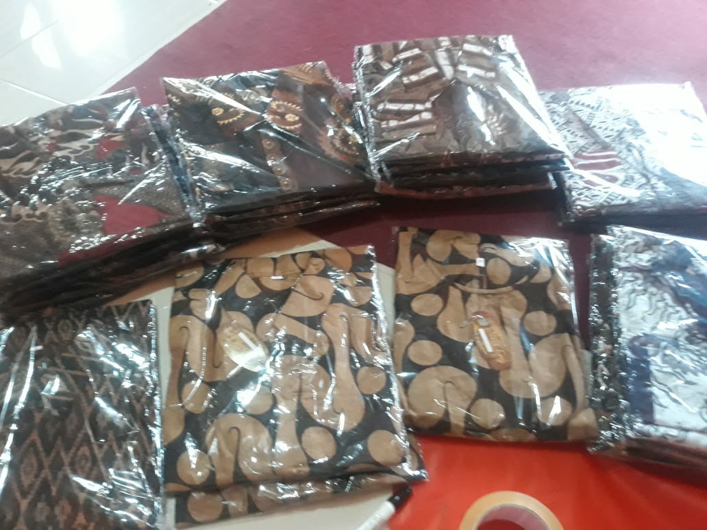 024 Risna Batik Hrb026 Kenongo Hem Kemeja Batik Pria Lengan Pendek  Katun