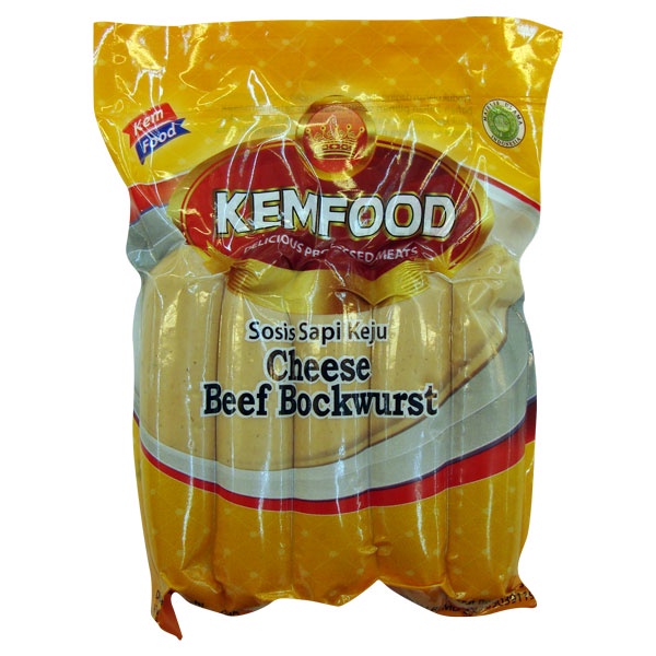 

KEMFOOD BOCKWURST CHEESE 340 GR - SOSIS