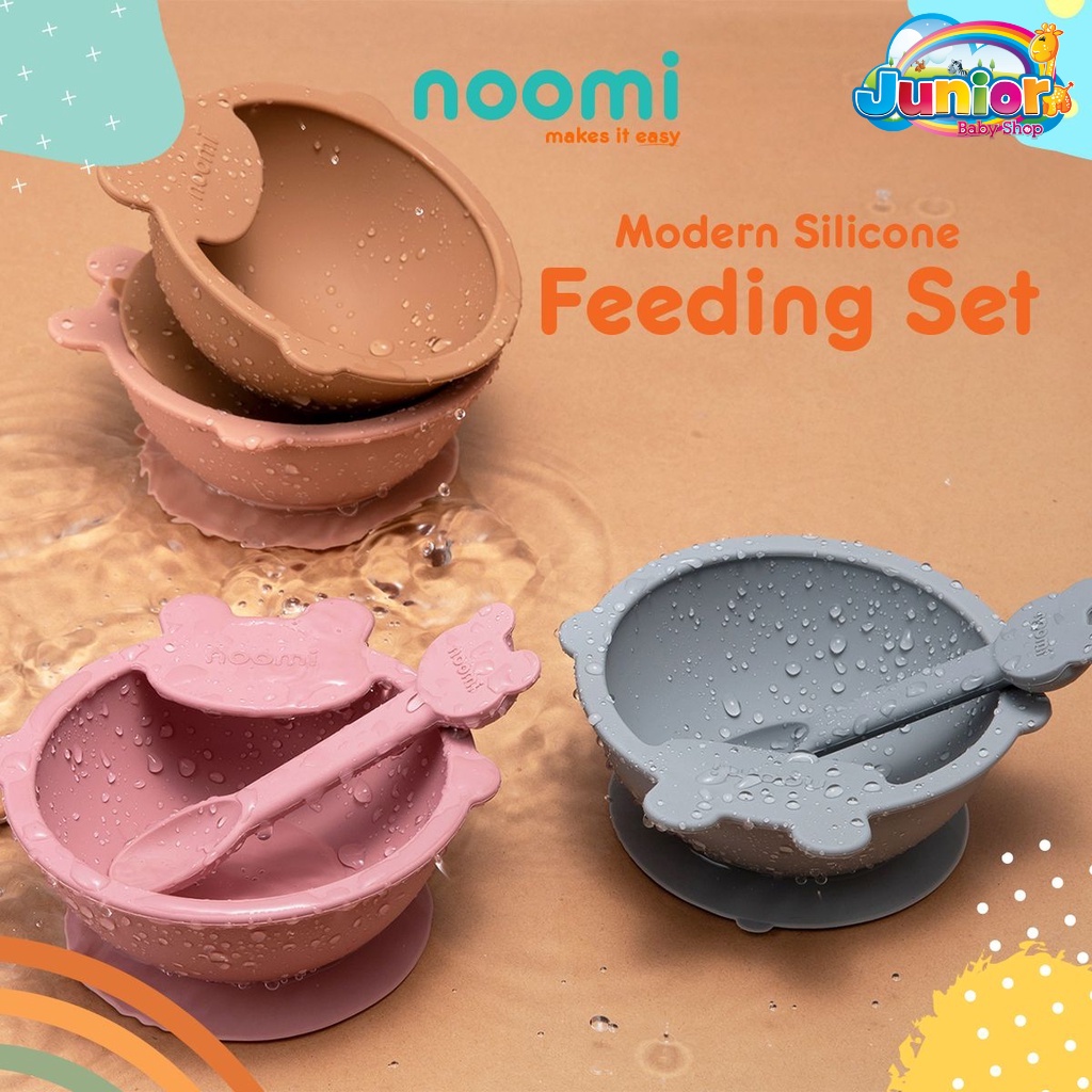 Noomi Modern Silicone Feeding Set