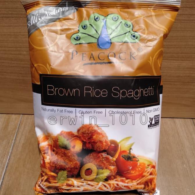 

Terlaris# Peacock Brown Rice Spaghetti 200Gr