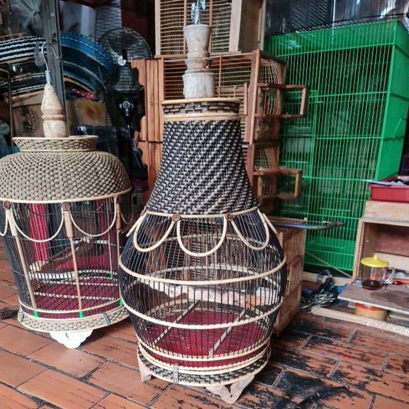 Sangkar Burung Perkutut Derkukur Burung Puter Kerucut Sintetis