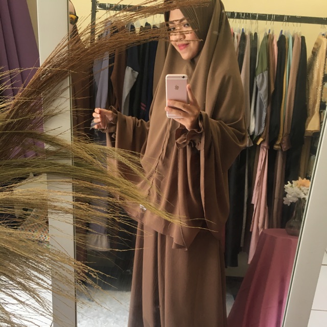 Kamila dress 1 set dgn khimar jumbo